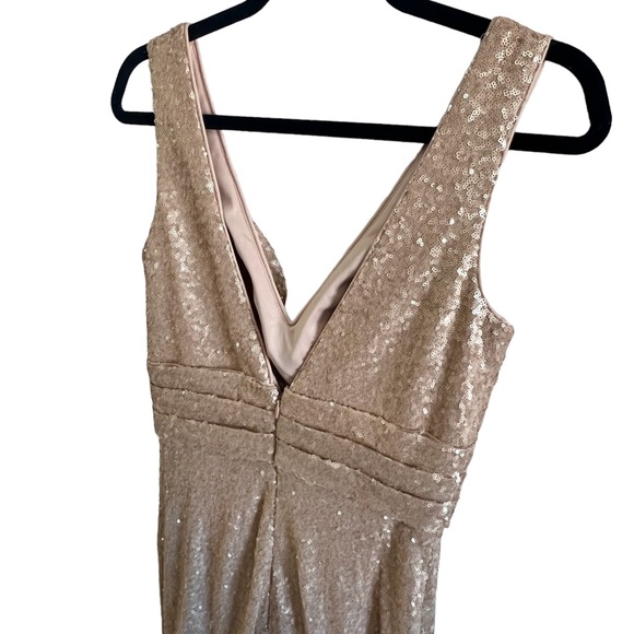 Champagne Glitz Glam Gown - Picture 8 of 10